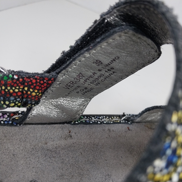 Alegria VERONA Bullseye Women EU 39 US 8.5 Multicolor Strappy Adjustable VER-387 - Picture 9 of 12